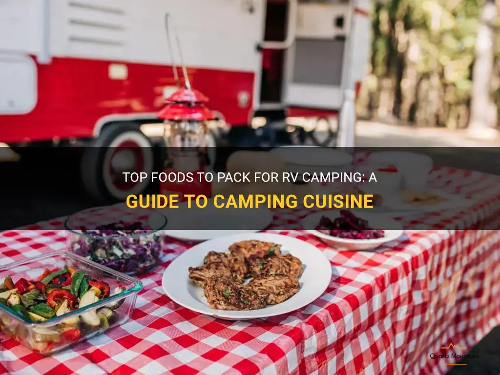what food to pack for rv camping