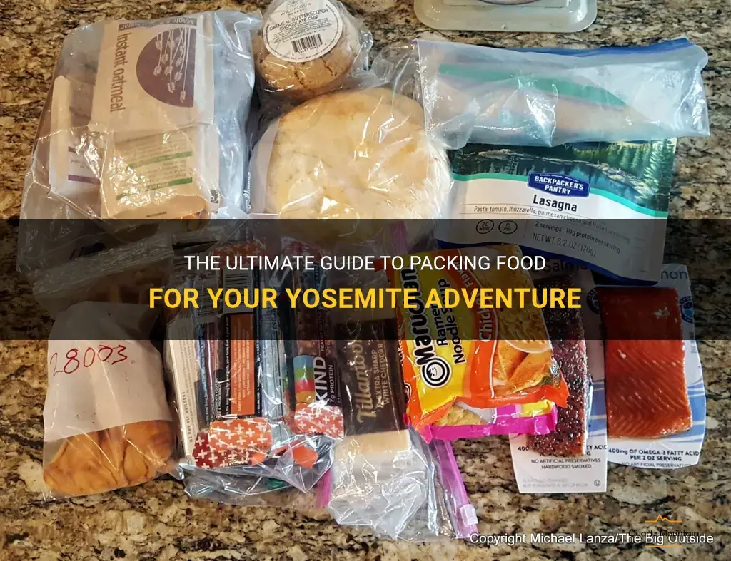 what food to pack for yosemite
