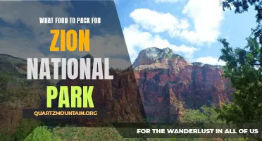 The Ultimate Guide to Packing Food for Zion National Park