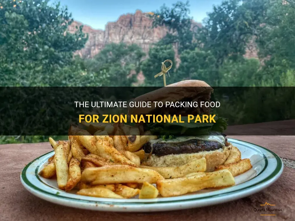 what food to pack for zion national park