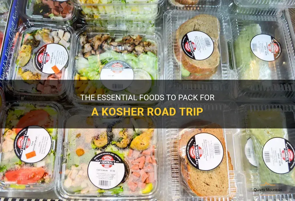 what foods to pack for a kosher road trip