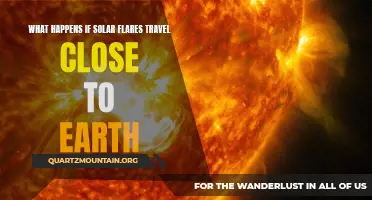 The Impact of Close Encounters: What Happens When Solar Flares Travel Near Earth