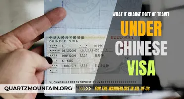 Exploring the Implications of Changing the Travel Date under a Chinese Visa