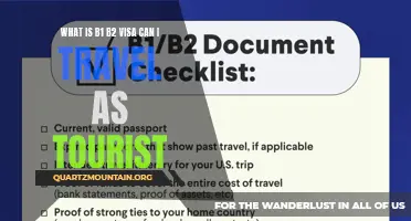 Exploring the Purpose of B1/B2 Visa: Can You Travel as a Tourist?