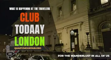 Exploring the Exciting Events at the Travelers Club in London Today