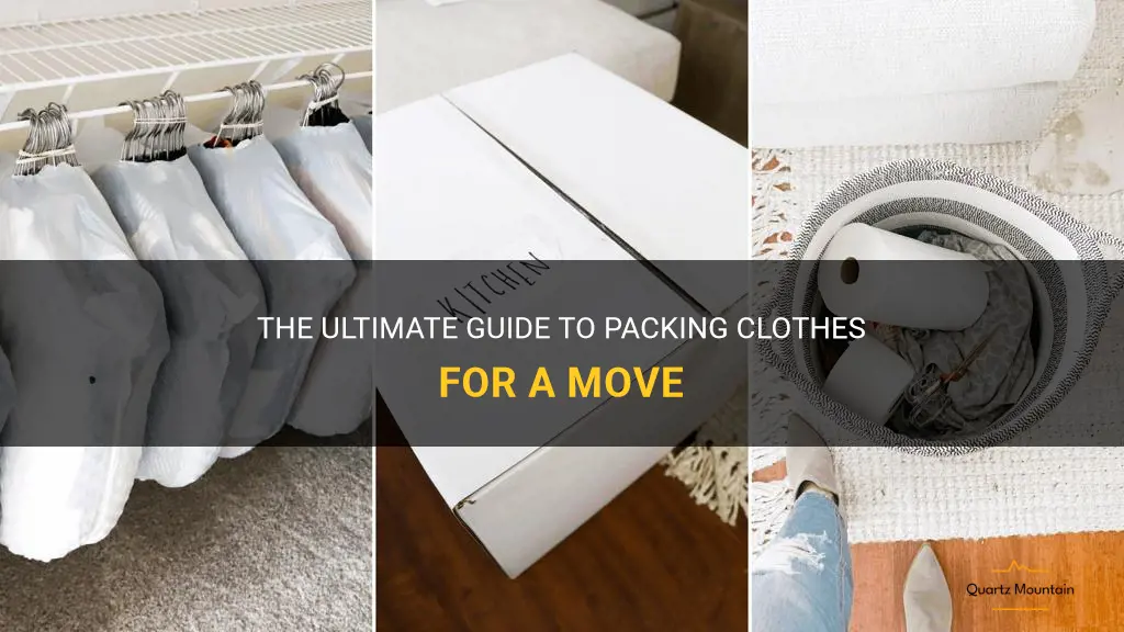 what is the best way to pack clothes for moving