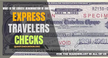 The Ultimate Guide to the Largest Denomination of American Express Travelers Checks