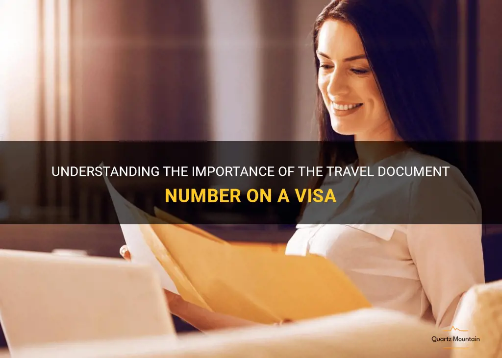 what is travel document number on visa