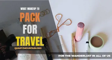 Essential Makeup Items to Pack for Travel