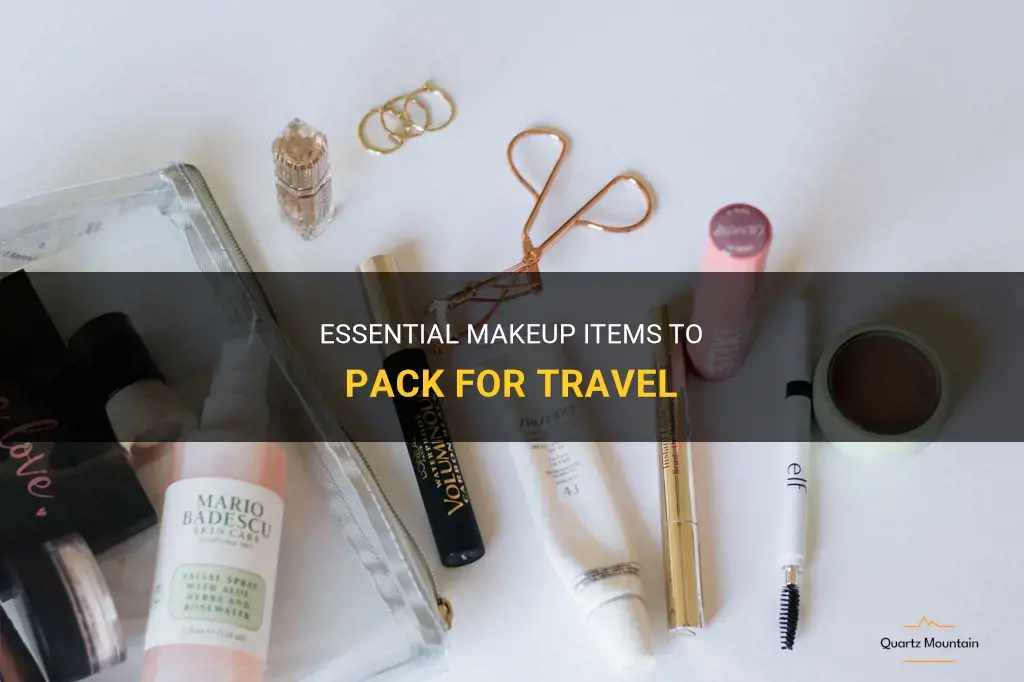 what makeup to pack for travel