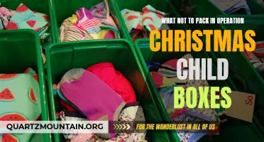 Things You Should Leave Out of Your Operation Christmas Child Boxes