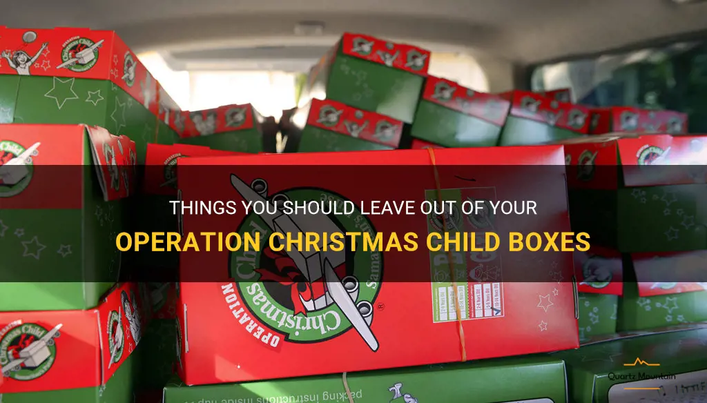 what not to pack in operation christmas child boxes