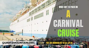 Items to Leave Behind When Packing for a Carnival Cruise
