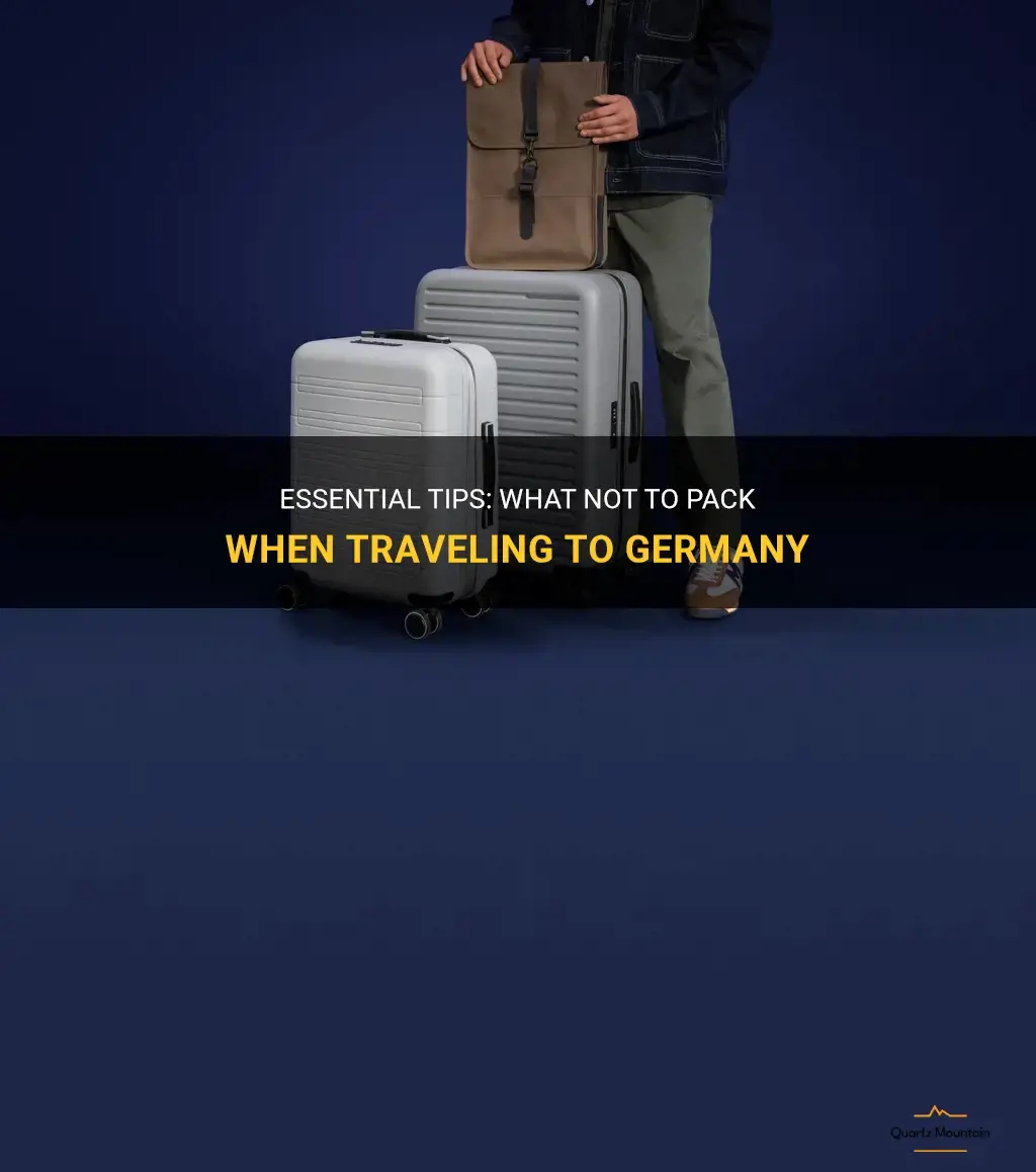 what not to pack to germany
