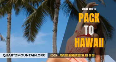 Essential Tips for Packing for Hawaii: Leave These Items Behind