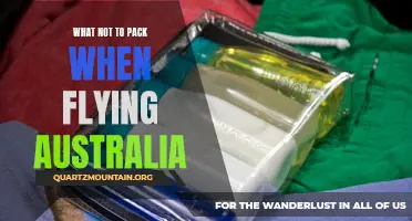 Essential Tips for Packing Smart: The Items Not to Bring When Flying to Australia