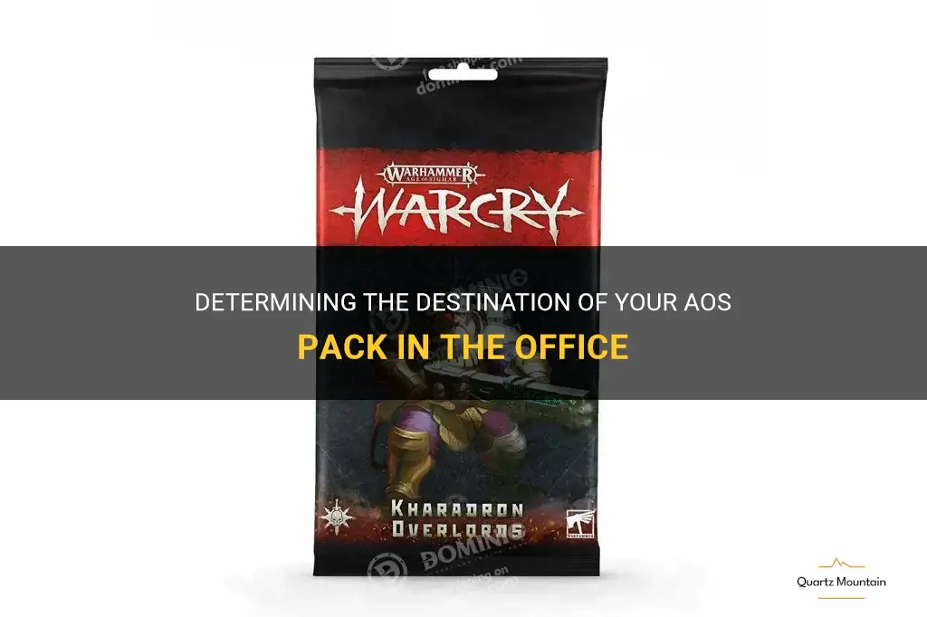 what office my aos pack is going to