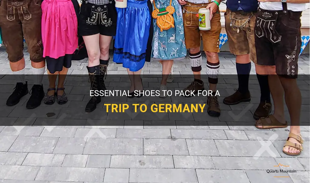 what shoes to pack for a trip to germany