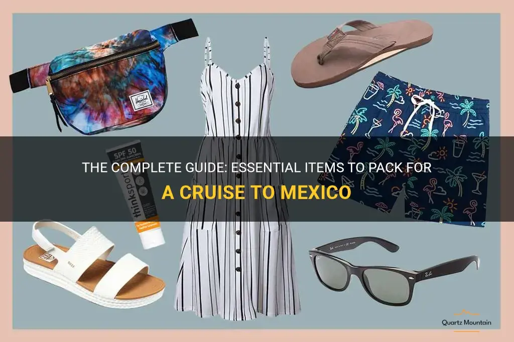 what should I pack for a cruise to mexico