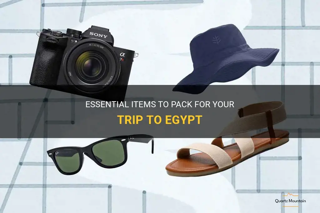 what should I pack for a trip to egypt