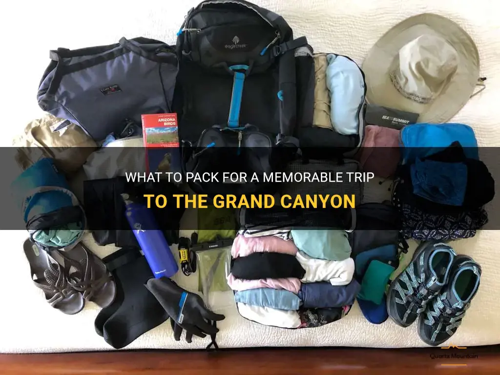 what should I pack for a trip to grand canyon