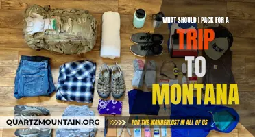 Essential Items to Pack for a Trip to Montana