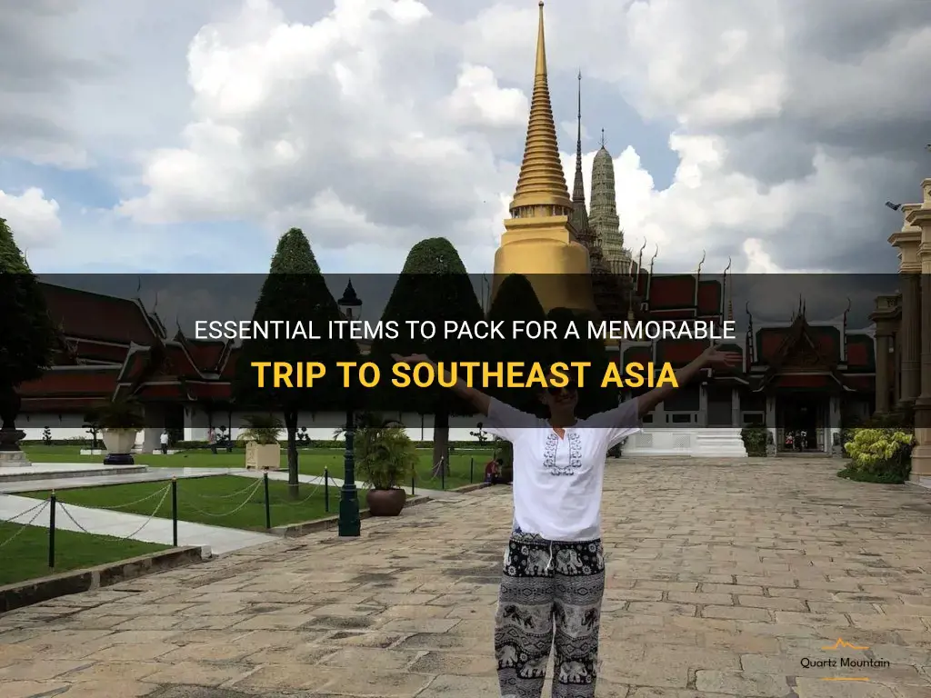what should I pack for travelling to southeast asia