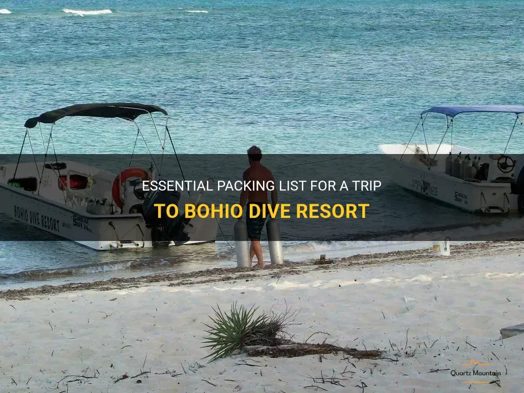 what should I pack on trip to bohio dive resort