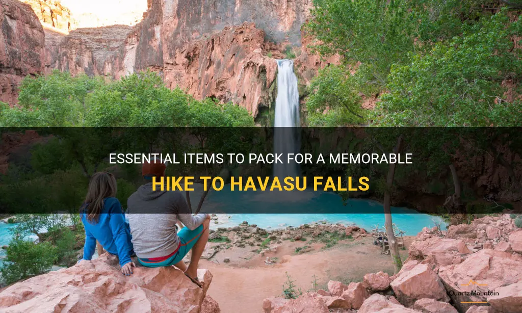 what should I pack to hike havasu falls