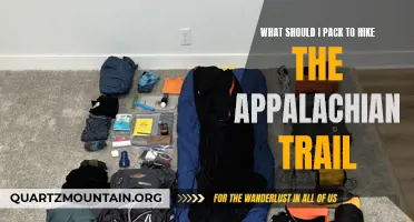 Essential Gear and Items to Pack for Hiking the Appalachian Trail