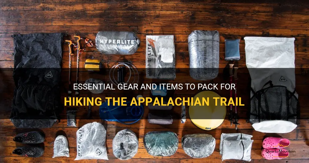 what should I pack to hike the appalachian trail