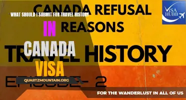 Tips for Submitting Travel History for Canada Visa Application