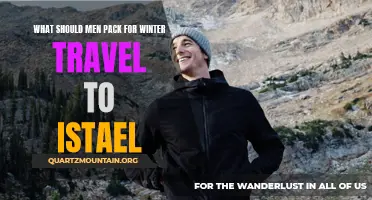 Essential Winter Travel Items for Men Visiting Israel