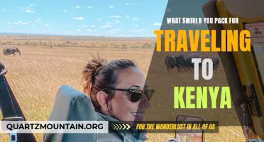 Essential Items to Pack for Traveling to Kenya