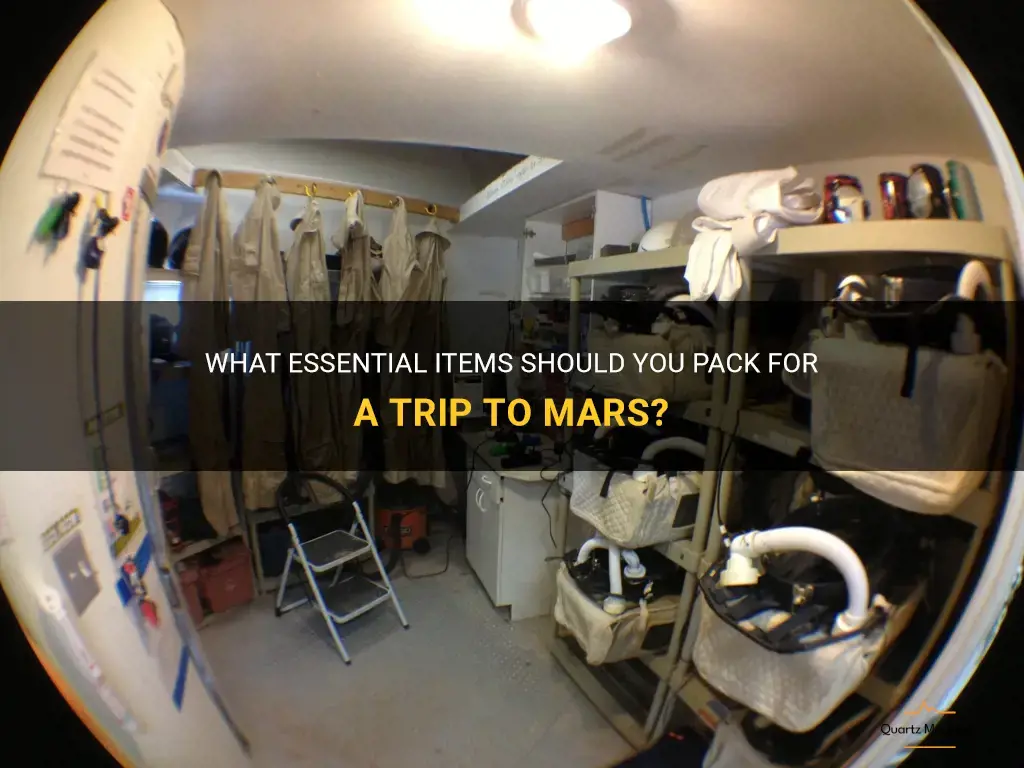 what should you pack if you go to mars