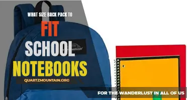 Finding the Perfect Backpack for Your School Notebooks: A Size Guide
