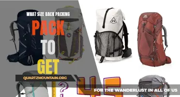Choosing the Perfect Size for Your Back Packing Pack: A Comprehensive Guide