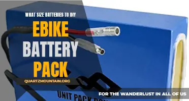 Choosing the Right Size Batteries for Your DIY eBike Battery Pack