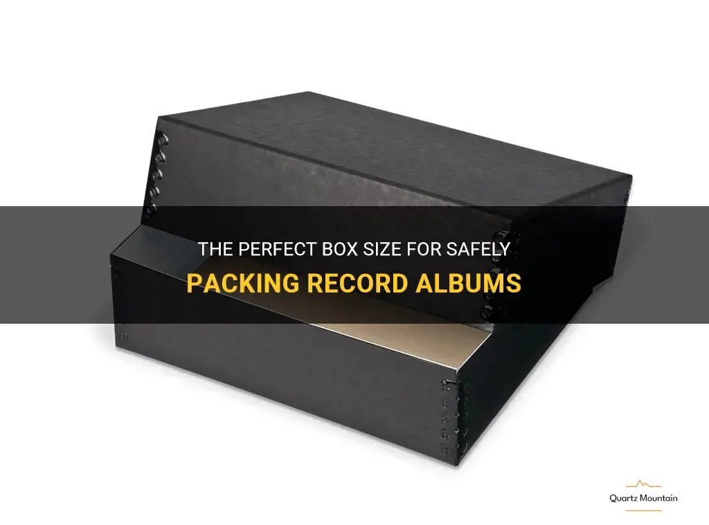 what size box to pack record albums