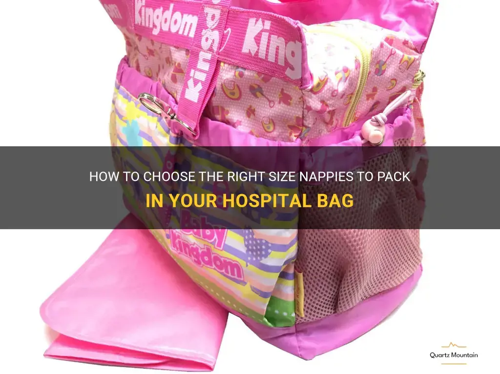 what size nappies to pack in hospital bag