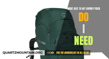 Determining the Perfect Size for Your Osprey Pack: What You Need to Consider
