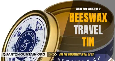 Choosing the Perfect Wick Size for Your 2 Beeswax Travel Tin