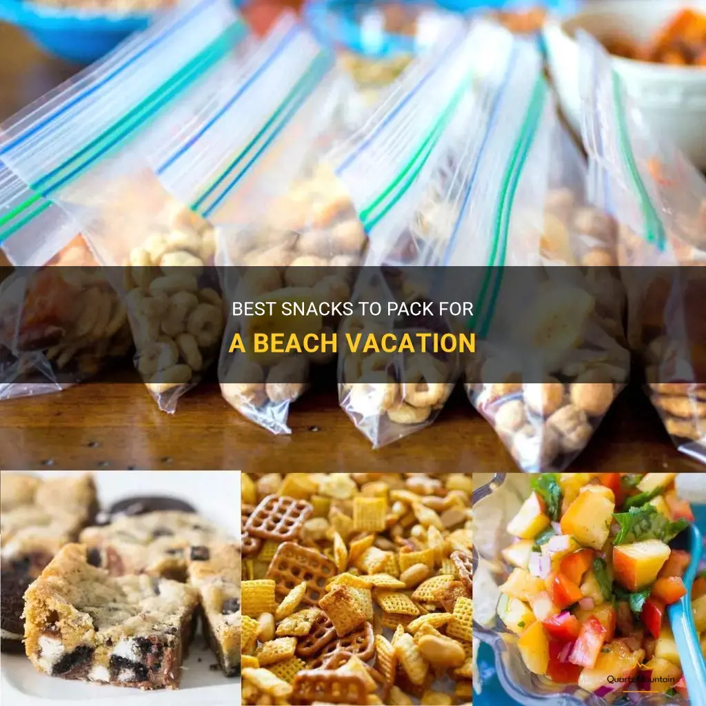 what snacks to pack for a beach vacation