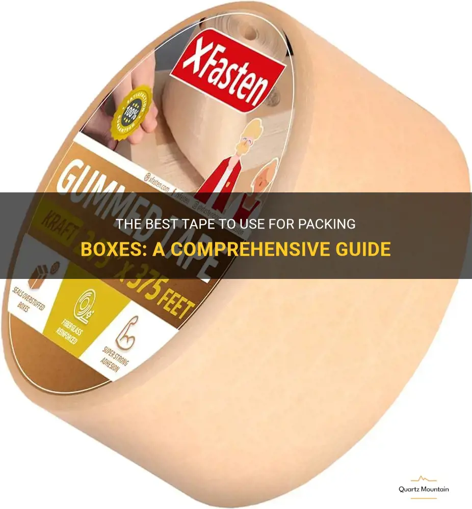 what tape to use for packing boxes