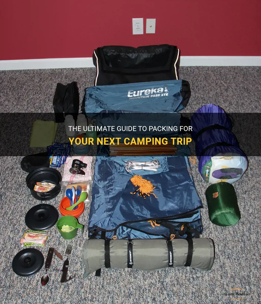 what to bring camping and how to pack