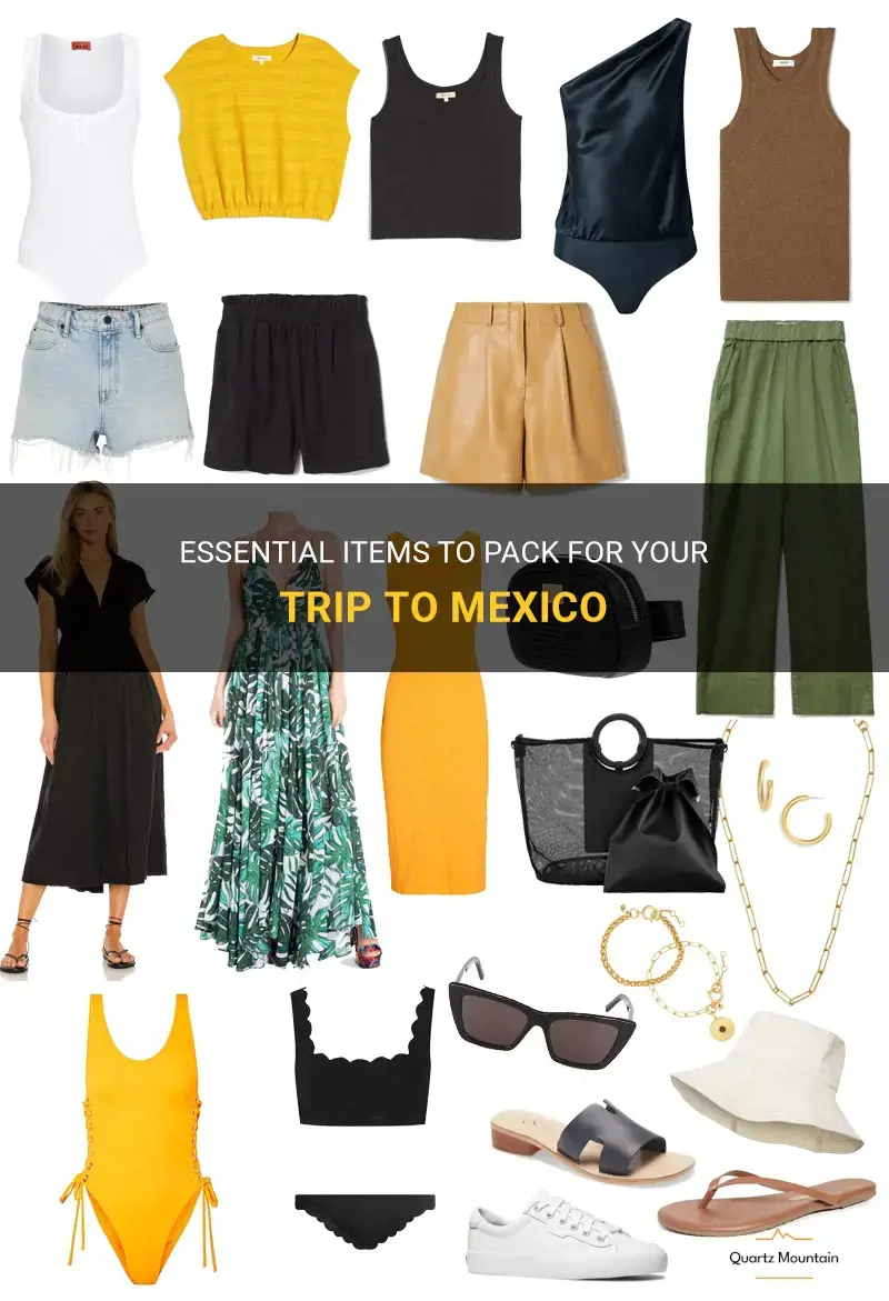 what to bring packing for mexico