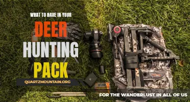 Essential Gear to Include in Your Deer Hunting Pack