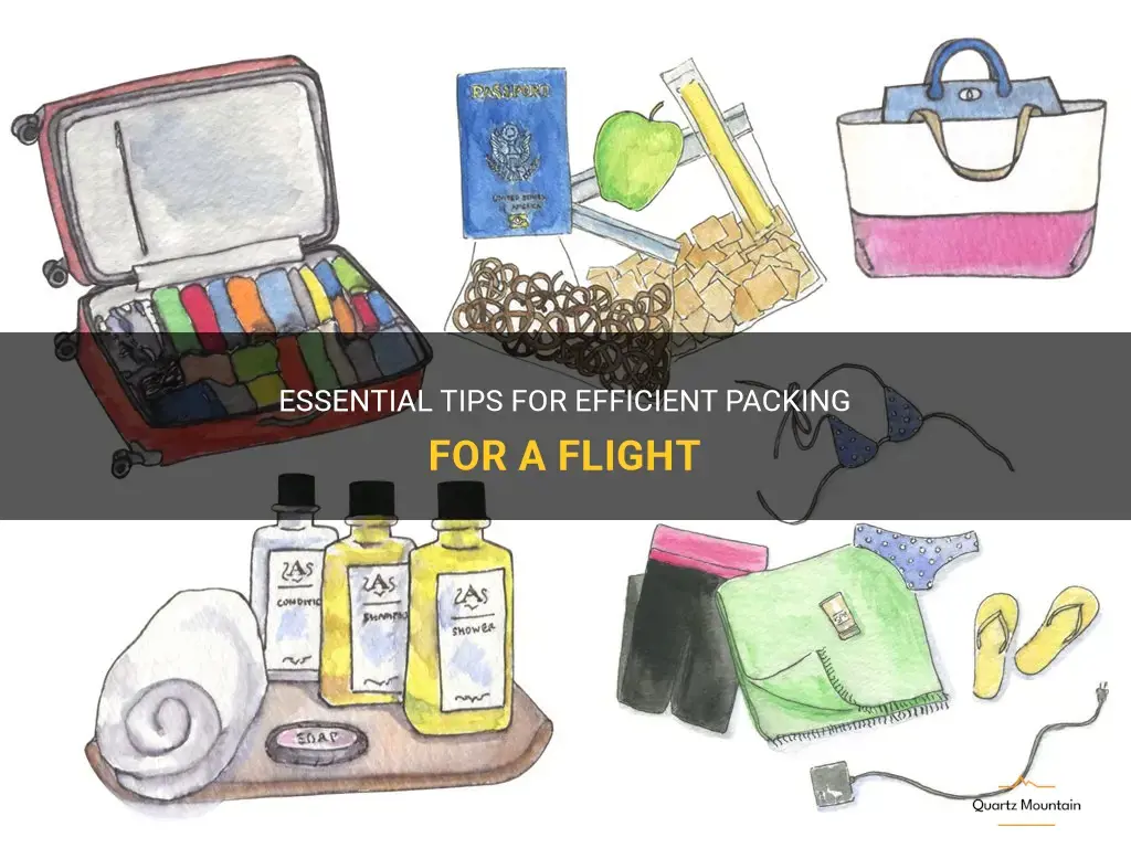 what to know when packing for a flight