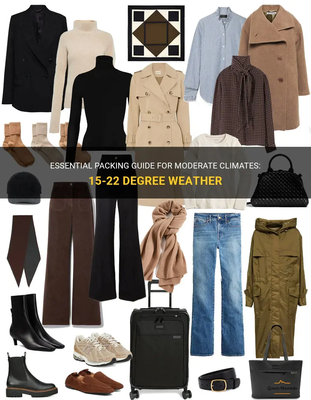 what to pack 15-22 degrees