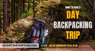 Essential Items for a Memorable 3-Day Backpacking Adventure